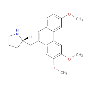 Pyrrolidine, 2-[(3,6,7-trimethoxy-9-phenanthrenyl)methyl]-, (S)-