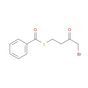 Benzenecarbothioic acid, S-(4-bromo-3-oxobutyl) ester