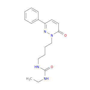 Urea, N-ethyl-N'-[4-(6-oxo-3-phenyl-1(6H)-pyridazinyl)butyl]-