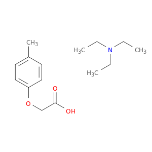 Acetic acid, (4-methylphenoxy)-, compd. with N,N-diethylethanamine(1:1)