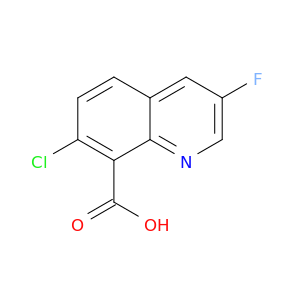 8-Quinolinecarboxylic acid, 7-chloro-3-fluoro-