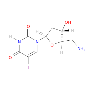 uridine, 5'-amino-2',5'-dideoxy-5-iodo-