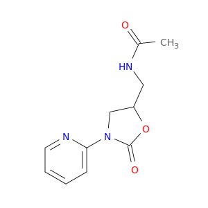 Acetamide, N-[[2-oxo-3-(2-pyridinyl)-5-oxazolidinyl]methyl]-