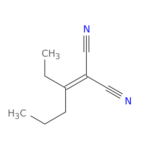 Propanedinitrile, (1-ethylbutylidene)-