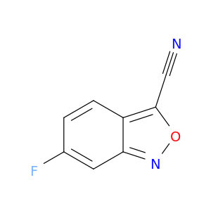 2,1-Benzisoxazole-3-carbonitrile,6-fluoro-