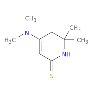 2(1H)-Pyridinethione, 4-(dimethylamino)-5,6-dihydro-6,6-dimethyl-