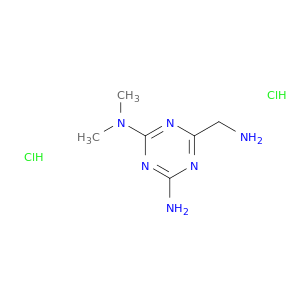 6-(Aminomethyl)-N,N-dimethyl-1,3,5-triazine-2,4-diamine Dihydrochloride