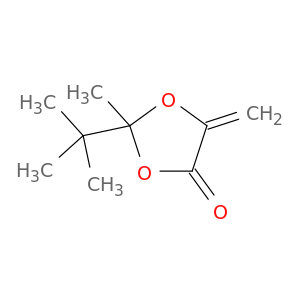 1,3-Dioxolan-4-one, 2-(1,1-dimethylethyl)-2-methyl-5-methylene-