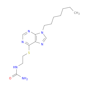 1-{2-[(9-heptyl-9h-purin-6-yl)sulfanyl]ethyl}urea