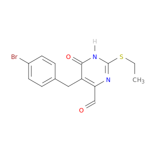5-(4-bromobenzyl)-2-(ethylsulfanyl)-6-oxo-3,6-dihydropyrimidine-4-carbaldehyde