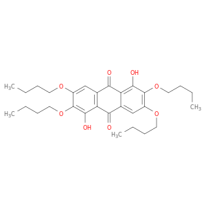 9,10-Anthracenedione, 2,3,6,7-tetrabutoxy-1,5-dihydroxy-