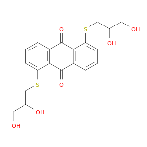 9,10-Anthracenedione, 1,5-bis[(2,3-dihydroxypropyl)thio]-