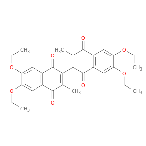[2,2'-Binaphthalene]-1,1',4,4'-tetrone, 6,6',7,7'-tetraethoxy-3,3'-dimethyl-