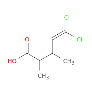 4-Pentenoic acid, 5,5-dichloro-2,3-dimethyl-