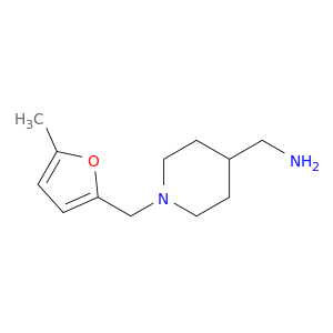 (1-((5-Methylfuran-2-yl)methyl)piperidin-4-yl)methanamine