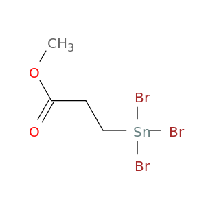 Propanoic acid, 3-(tribromostannyl)-, methyl ester