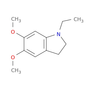 1H-Indole, 1-ethyl-2,3-dihydro-5,6-dimethoxy-