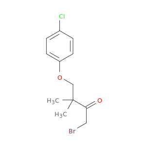 2-Butanone, 1-bromo-4-(4-chlorophenoxy)-3,3-dimethyl-