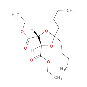 1,3-Dioxolane-4,5-dicarboxylic acid, 2,2-dibutyl-, diethyl ester, (4R,5R)-