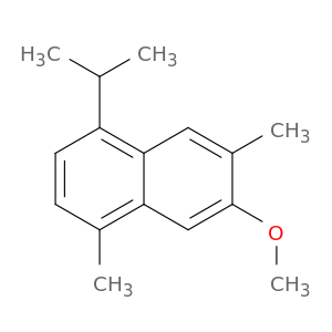Naphthalene, 6-methoxy-4,7-dimethyl-1-(1-methylethyl)-