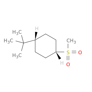 Cyclohexane, 1-(1,1-dimethylethyl)-4-(methylsulfonyl)-, cis-