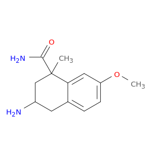 1-naphthalenecarboxamide, 3-amino-1,2,3,4-tetrahydro-7-methoxy-1-methyl-