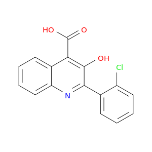 4-喹啉羧酸,2-(2-氯苯基)-3-羟基-