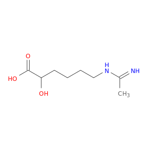 Hexanoic acid, 2-hydroxy-6-[(1-iminoethyl)amino]-