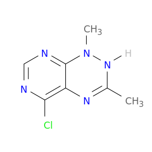 5-chloro-1,3-dimethyl-1,2-dihydropyrimido[5,4-e][1,2,4]triazine