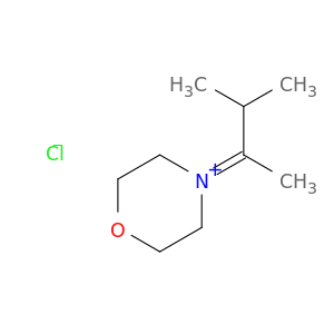 Morpholinium, 4-(1,2-dimethylpropylidene)-, chloride