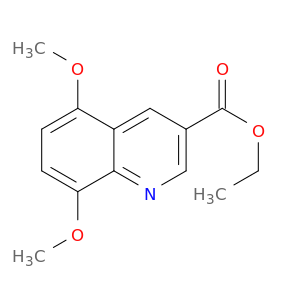 3-Quinolinecarboxylic acid, 5,8-dimethoxy-, ethyl ester