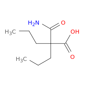 Pentanoic acid,2-(aminocarbonyl)-2-propyl-