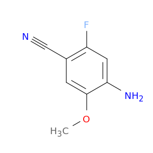 2-氟-4-氨基-5-甲氧基苯腈