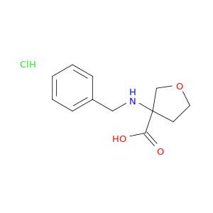 3-(Benzylamino)oxolane-3-carboxylic Acid Hydrochloride