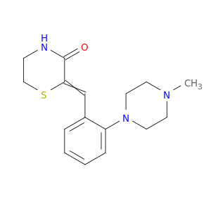3-Thiomorpholinone, 2-[[2-(4-methyl-1-piperazinyl)phenyl]methylene]-