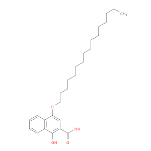 2-Naphthalenecarboxylic acid, 4-(hexadecyloxy)-1-hydroxy-
