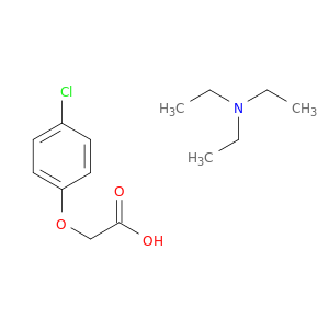 Acetic acid, (4-chlorophenoxy)-, compd. with N,N-diethylethanamine(1:1)