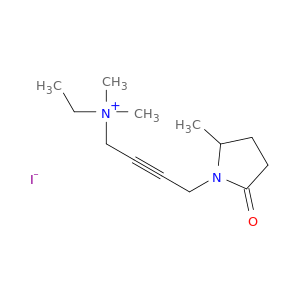 2-Butyn-1-aminium,N-ethyl-N,N-dimethyl-4-(2-methyl-5-oxo-1-pyrrolidinyl)-, iodide (1:1)