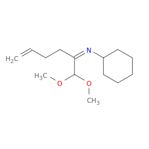 Cyclohexanamine, N-[1-(dimethoxymethyl)-4-pentenylidene]-, (Z)-