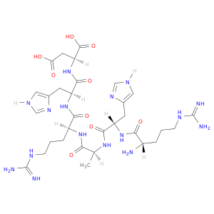 L-Aspartic acid, L-arginyl-L-histidyl-L-alanyl-L-arginyl-L-histidyl-