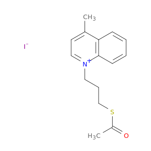 Quinolinium, 1-[3-(acetylthio)propyl]-4-methyl-, iodide