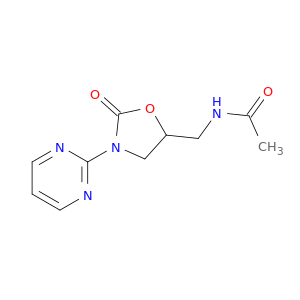 Acetamide, N-[[2-oxo-3-(2-pyrimidinyl)-5-oxazolidinyl]methyl]-