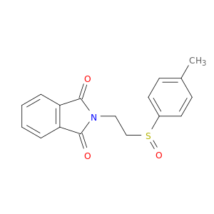1H-Isoindole-1,3(2H)-dione, 2-[2-[(4-methylphenyl)sulfinyl]ethyl]-