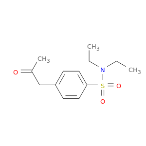 Benzenesulfonamide, N,N-diethyl-4-(2-oxopropyl)-