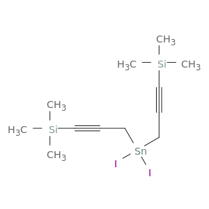 Silane, [(diiodostannylene)di-1-propyne-3,1-diyl]bis[trimethyl-