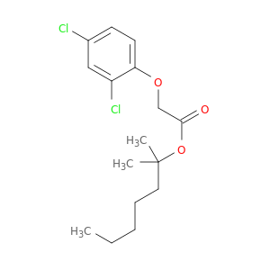 Acetic acid, (2,4-dichlorophenoxy)-, 1,1-dimethylhexyl ester