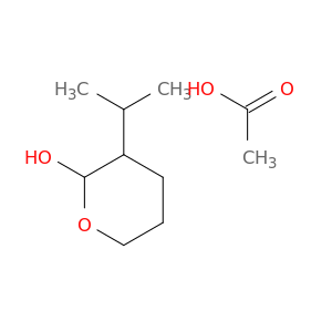 2H-Pyran-2-ol, tetrahydro-3-(1-methylethyl)-, acetate