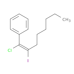 Benzene, [(1Z)-1-chloro-2-iodo-1-octenyl]-