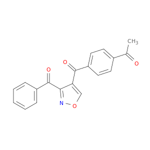 Ethanone, 1-[4-[(3-benzoyl-4-isoxazolyl)carbonyl]phenyl]-