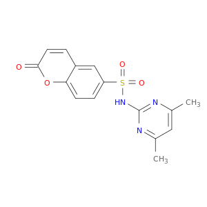 2H-1-Benzopyran-6-sulfonamide, N-(4,6-dimethyl-2-pyrimidinyl)-2-oxo-